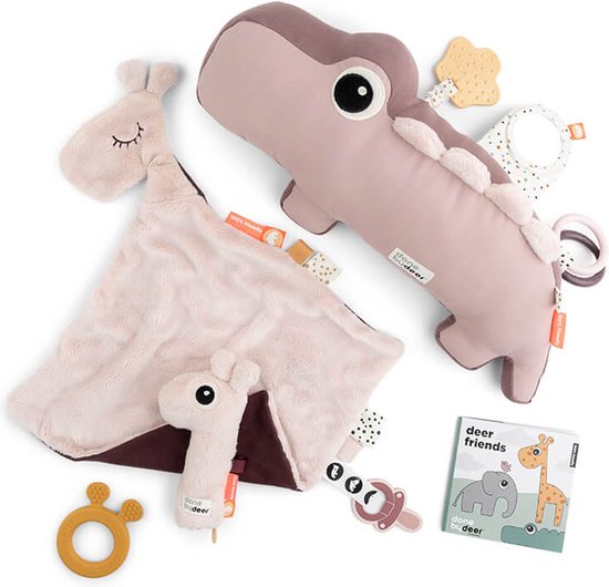 Done by Deer kraamcadeau pakket Play Time - roze van Done by Deer