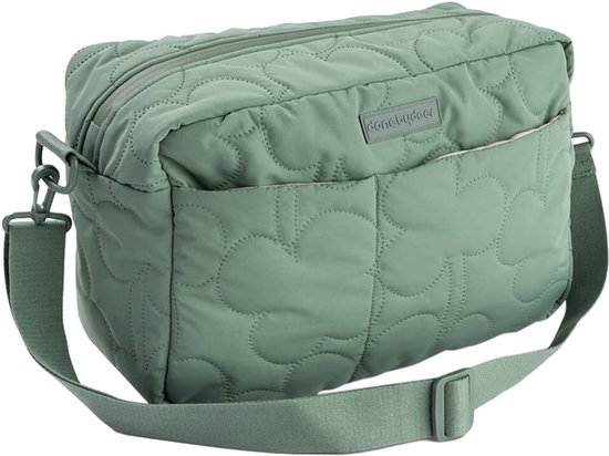 Done By Deer Luiertas - Quilted Stroller Bag - Green van Merkloos
