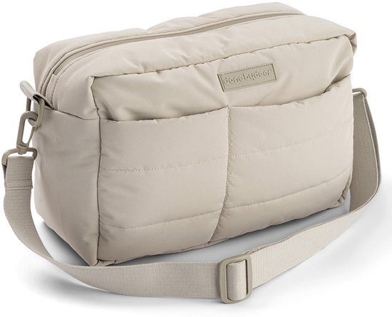Done By Deer Luiertas - Quilted Stroller Bag - Sand van Merkloos