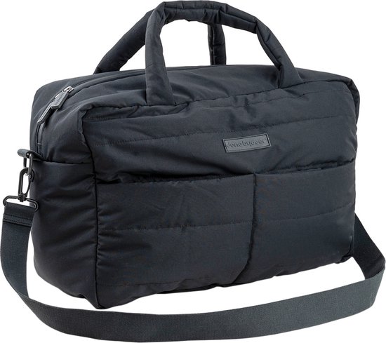 Done by Deer Luiertas Zwart Quilted Changing Bag van Done by Deer