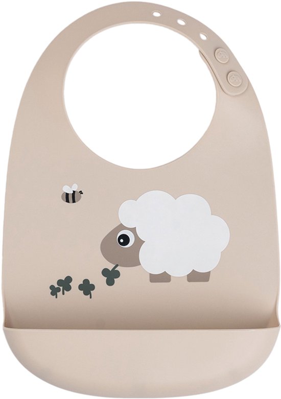 Done By Deer Sheepy Slab - Silicone - Sand van Done by Deer