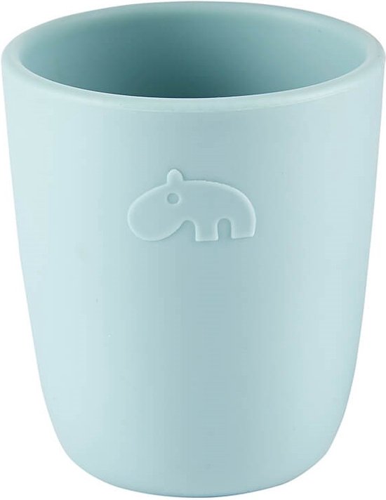 Done By Deer Silicone Mini Mug Blue van Done by Deer
