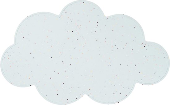Done by Deer Silicone Placemat - Confetti - Blue