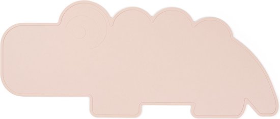 Done by Deer Silicone Placemat - Croco - Powder van Done by Deer
