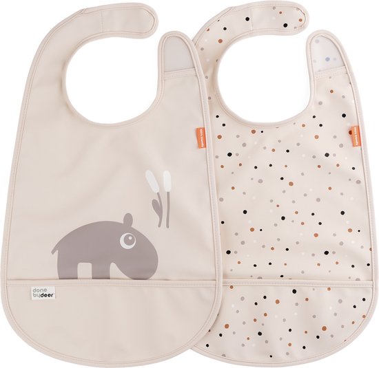 Done by Deer slabbetje set van 2 - Ozzo powder van Done by Deer