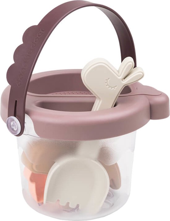 Done by Deer Strandspeelset Deer Friends - 5 stuks - Powder Mix van Done by Deer