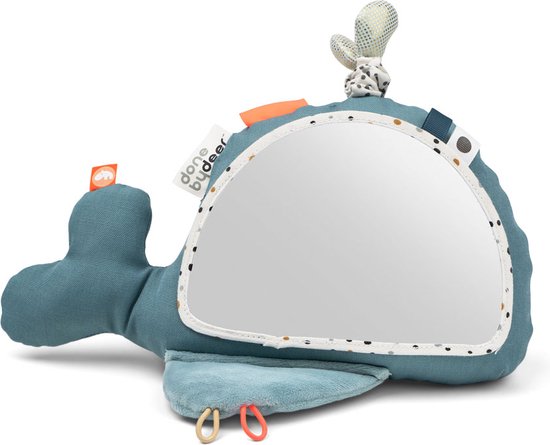 Done by Deer Wally Activity Floor Mirror Blue van Done by Deer