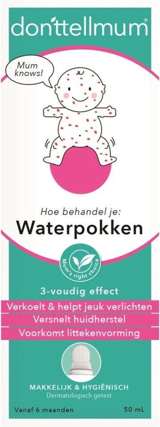 donttellmum - Waterpokken behandeling - 50ml van donttellmum