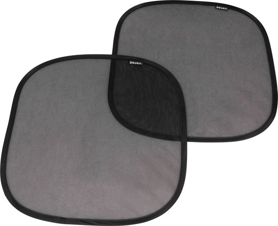 Dooky - Auto zonnescherm - 2 stuks - Statisch, GEEN zuignappen - Zwart van Dooky