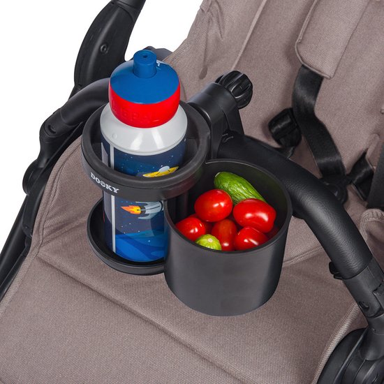 Dooky Cup and Snack Holder – Universele Kinderwagen Houder voor Beker & Snacks – Compact, Handig & Gemakkelijk Schoon te Maken van Merkloos