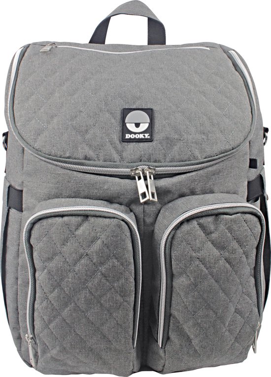 Dooky Diaper Backpack 2-in-1 Rugtas Luiertas Schoudertas incl verschoningsmatje van Dooky