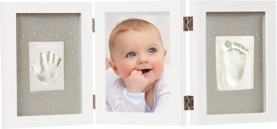 Dooky Gift 3-luik - Wit - Hand en voet afdruk - inclusief memory box van Dooky