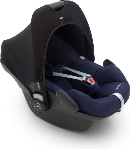 Dooky Hoody Autostoel Zonnekap - UV werend - Black van Dooky