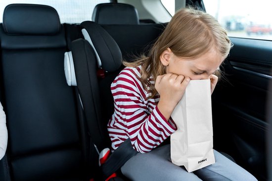 Dooky Motion Sickness Bags – 4x Lekvrije Braakzakjes voor Auto, Vliegtuig & Boot – Sluitbaar, Hygiënisch & Compact – Voor Kinderen en Volwassenen van Merkloos