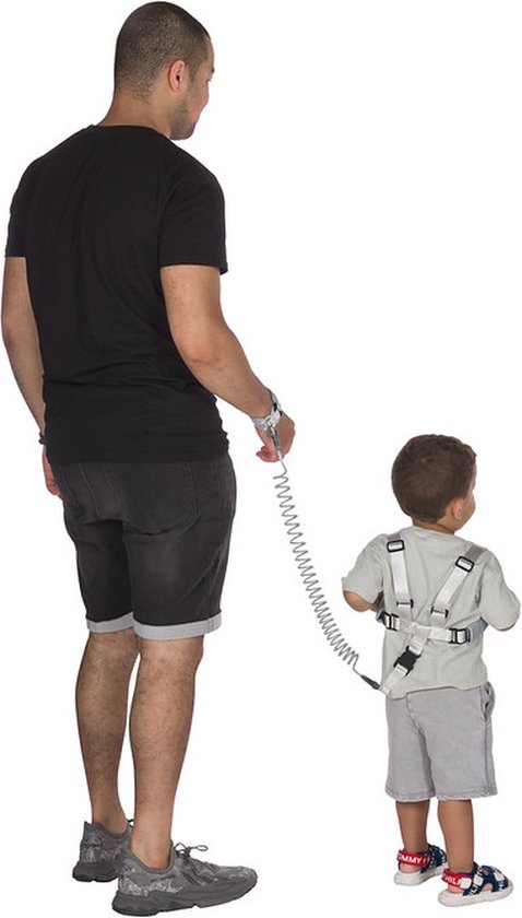 Dooky Safety Harness Set – Kinder Veiligheidstuigje met Polsband – Verstelbaar & Comfortabel – 6 tot 36 Maanden – 2,5m Reikwijdte