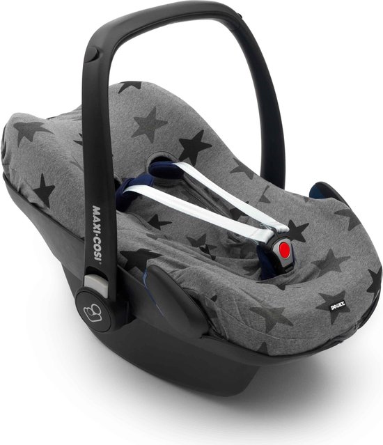 Dooky Seat Cover 0+ Autostoel hoes - Grey Star van Dooky