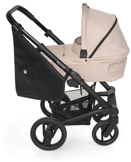 Dooky - Zij Tas Voor Kinderwagen en Buggy - Zwart - Met Rits Afsluitbaar van Merkloos