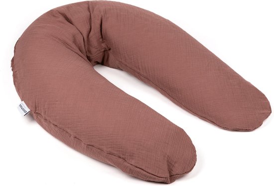 Doomoo Basics Comfy Big - Voedingskussen - Biokatoen - 190cm - Tetra Brick van Doomoo