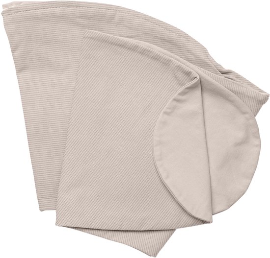 Doomoo Buddy Cover - Hoes voor Voedingskussen Buddy - Katoen - 180 cm - Buddy Corduroy Sand van Doomoo