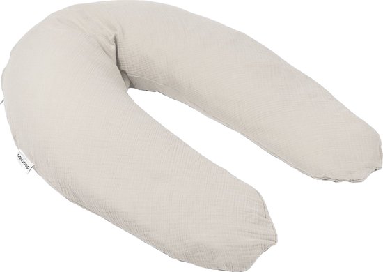 Doomoo Comfy Big Tetra Almond Voedingskussen - Biokatoen - 190cm - Tetra Almond van Doomoo