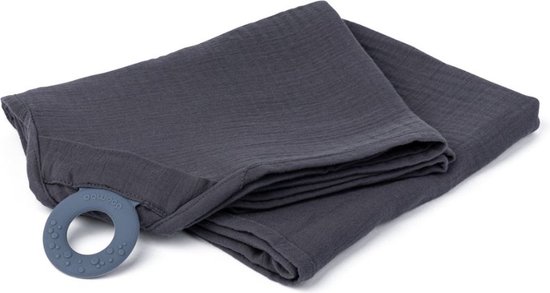 doomoo - Mom'n Play Tetra Grey - Veelzijdige borstvoedingsdoek - biokatoen van Doomoo