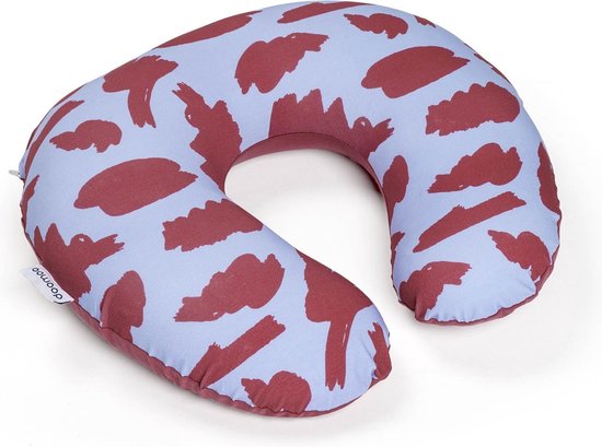 Doomoo Softy - Klein Voedingskussen - Biologisch Katoen - 150cm - Brushes Ruby van Doomoo