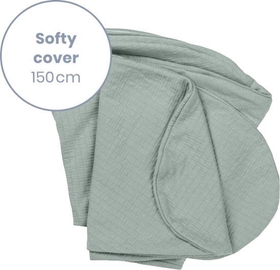 Doomoo Softy Tetra Jersey Green Voedingskussenhoes SC S33 van Doomoo