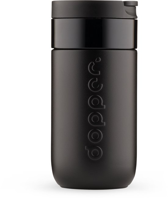 Dopper Travel Mug Thermosbeker - 300 ml - Blazing Black