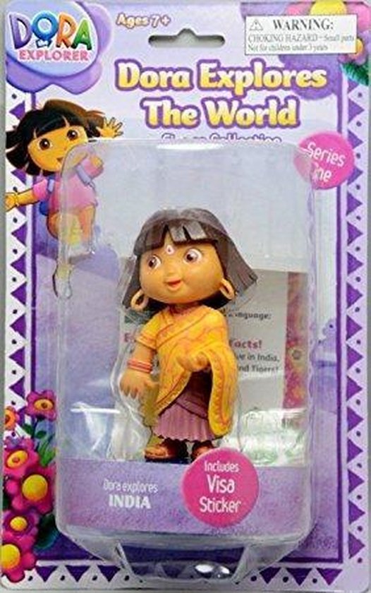 Dora The Explorer - Dora verkent de wereld Figuur Collectie: INDIA van Mattel