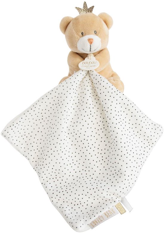 Doudou et Compagnie - Knuffeldoekje - Teddybeer - 10 cm - 0m+ van Merkloos
