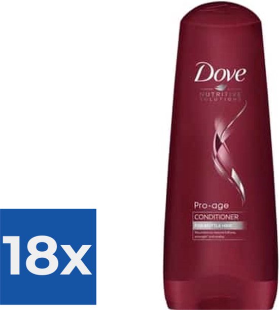 Dove Conditioner Pro-Age 200 ml - Voordeelverpakking 18 stuks van Merkloos