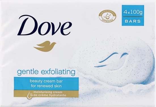 Dove Wastablet Gentle Exfoliating 4 x 100 gr van Dove