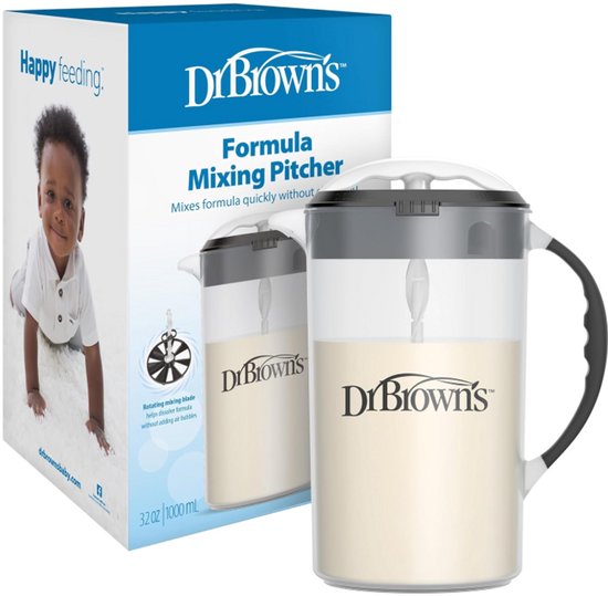 Dr. Brown's Baby Formula Mengkan - BPA-vrij, 1L, Zwart van Dr. Brown's