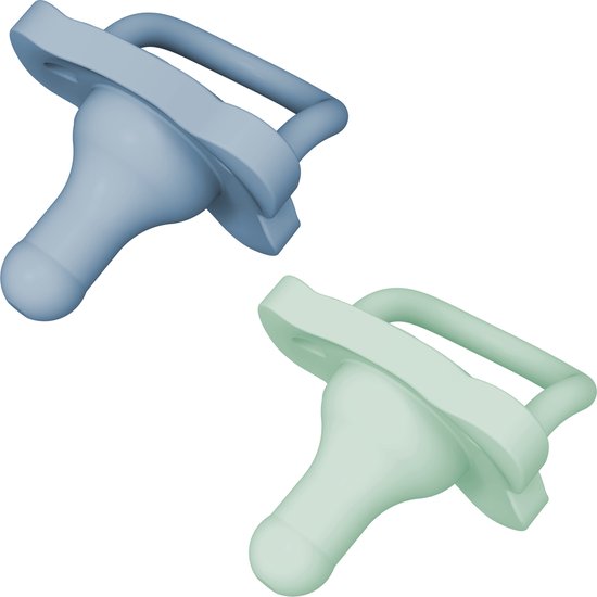 Dr. Brown’s HappyPaci Fopspeen - 0-6 mnd - Blauw Groen - 2 stuks van Dr. Brown's