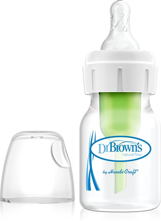 Dr. Brown's Options+ Anti-Colic Babyfles - Smalle halsfles - 60ml van Merkloos