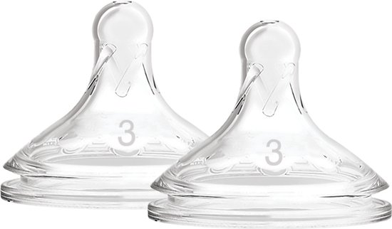 Dr. Brown's Options+ Flesspeen - Fase 3 - Brede halsfles - 2 stuks van Dr. Brown's