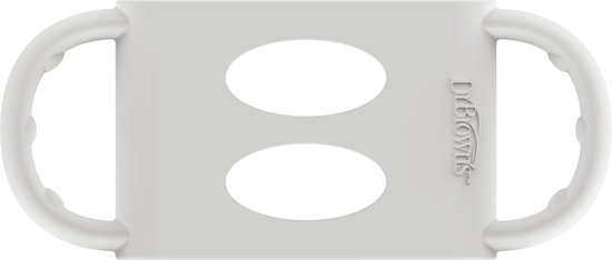 Dr. Brown's Siliconen handvat - Voor Brede halsfles - Grijs van Dr. Brown's