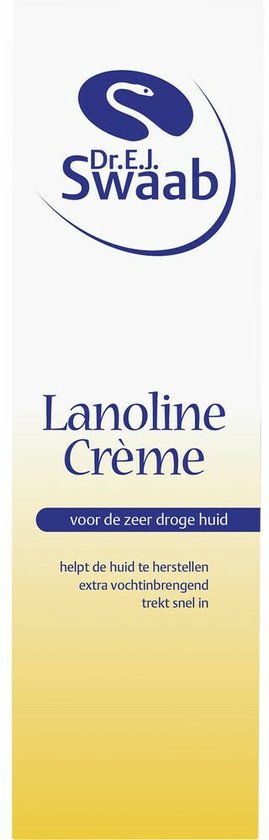 Dr Swaab Lanoline Creme - Tepel creme Droge huid - 30 gram van Dr Swaab