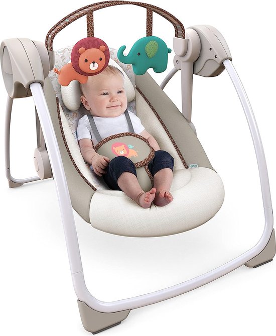 Draagbare Babyschommel, Beige van INGENUITY