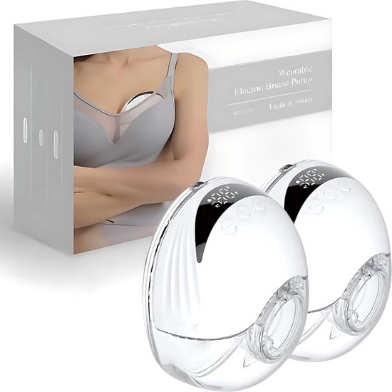 Draagbare Elektrische Borstkolf - Handsfree Borstkolf - Draadloze Borstkolf - 2 stuks. van Merkloos