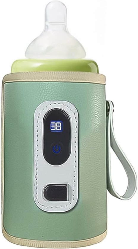 Draagbare Flessenwarmer - Flesverwarmer - Draadloos - Flessenwarmer voor Onderweg - Snelle Opwarming van $