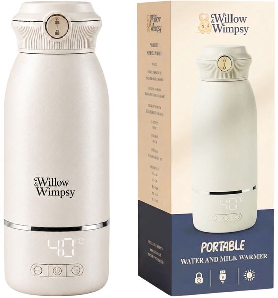 Draagbare Flessenwarmer Onderweg - Draadloos - Alle Merken - 500 mL - Baby Flesverwarmer - Thermosfles