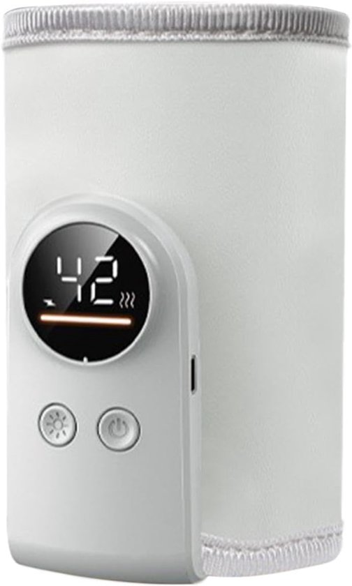 Draagbare Flessenwarmer - USB-melkverwarmer Reisuitrusting | Infrarood-hoes Met Constante Temperatuur En Snelle Verwarming, Verstelbaar Polyester Geïsoleerd Kinderdagverblijfzakje Voor Het Voeden