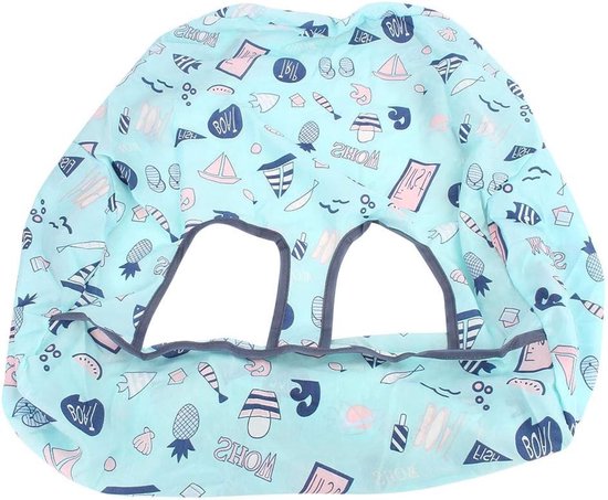 Draagbare kinderstoelhoes en winkelwagentjehoes voor baby's, eenvoudig opvouwbaar en machinewasbaar, ideaal als kraamcadeau of geschenk voor ouders
