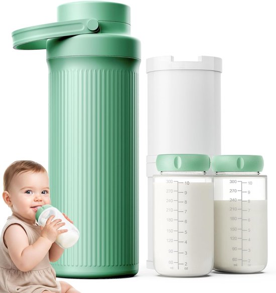 Draagbare Moedermelk Koeler - Reis Koeltas - Melk Vers Houden - 24 Uur Koel - 22oz Capaciteit - Groen