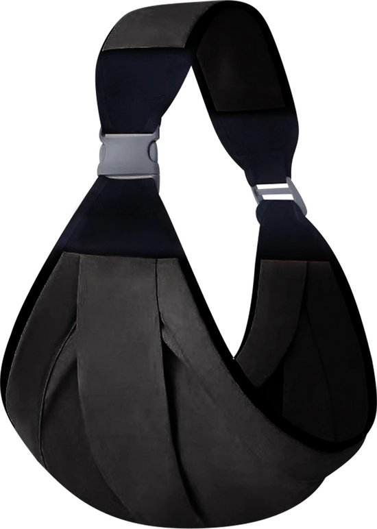 Draagdoek - Draagzak - Zwart - Wrap - Multifunctioneel - Ergonomisch - Baby - Dreumes - Wrap - Travel Size - tot 36 maanden van $