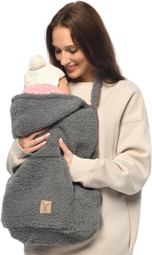 Draaghoes Baby - Baby Wikkeldeken - Baby Warm Houden - Universeel Passend - 20 x 65 x 65 cm