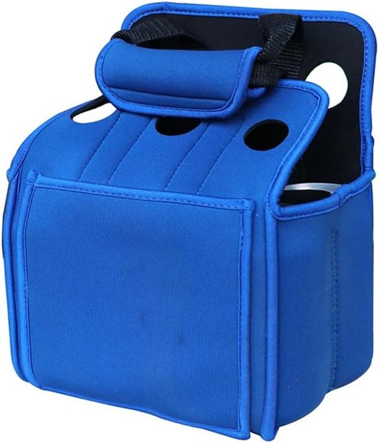 Draagtas voor 6 Flessen - Isolerende Neopreen Tas met Handvat voor Bier, Dranken en Babyflessen
