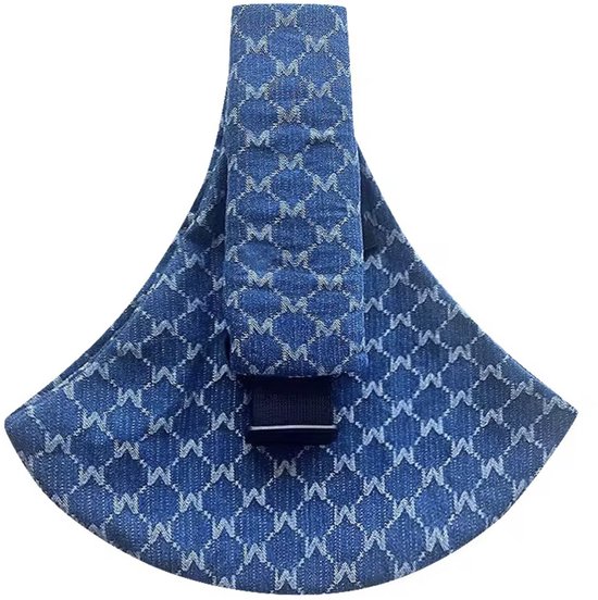 Draagzak - Denim Blauw - Heupdrager - Baby - Kind - Draagdoek - Ergonomische Baby Sling Draagzak – Eénschouder – Comfortabel & Veilig