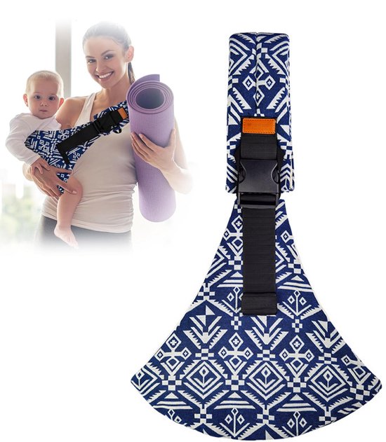 Draagzak - Draagdoek - Draagzakken - Voordrager - Draagbare Draagzak - Heupdrager - Ademend & Veilig - Baby Draagzak - Peuter - Chouderdrager - Kinder - Verstelbare Ergonomische Draagzak Voor Peuters - Blauw van Merkloos